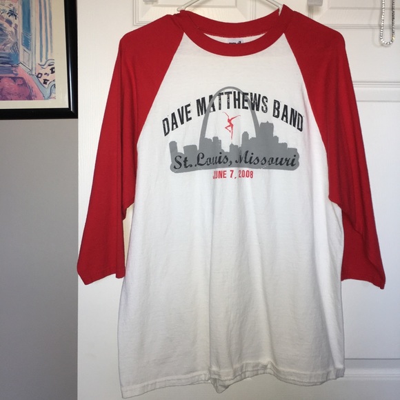 Other - Dave Matthews baseball tee from Busch Stadium show